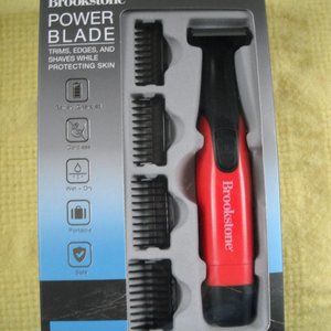 Brookstone Power Blade Men's Trimmer - Red
